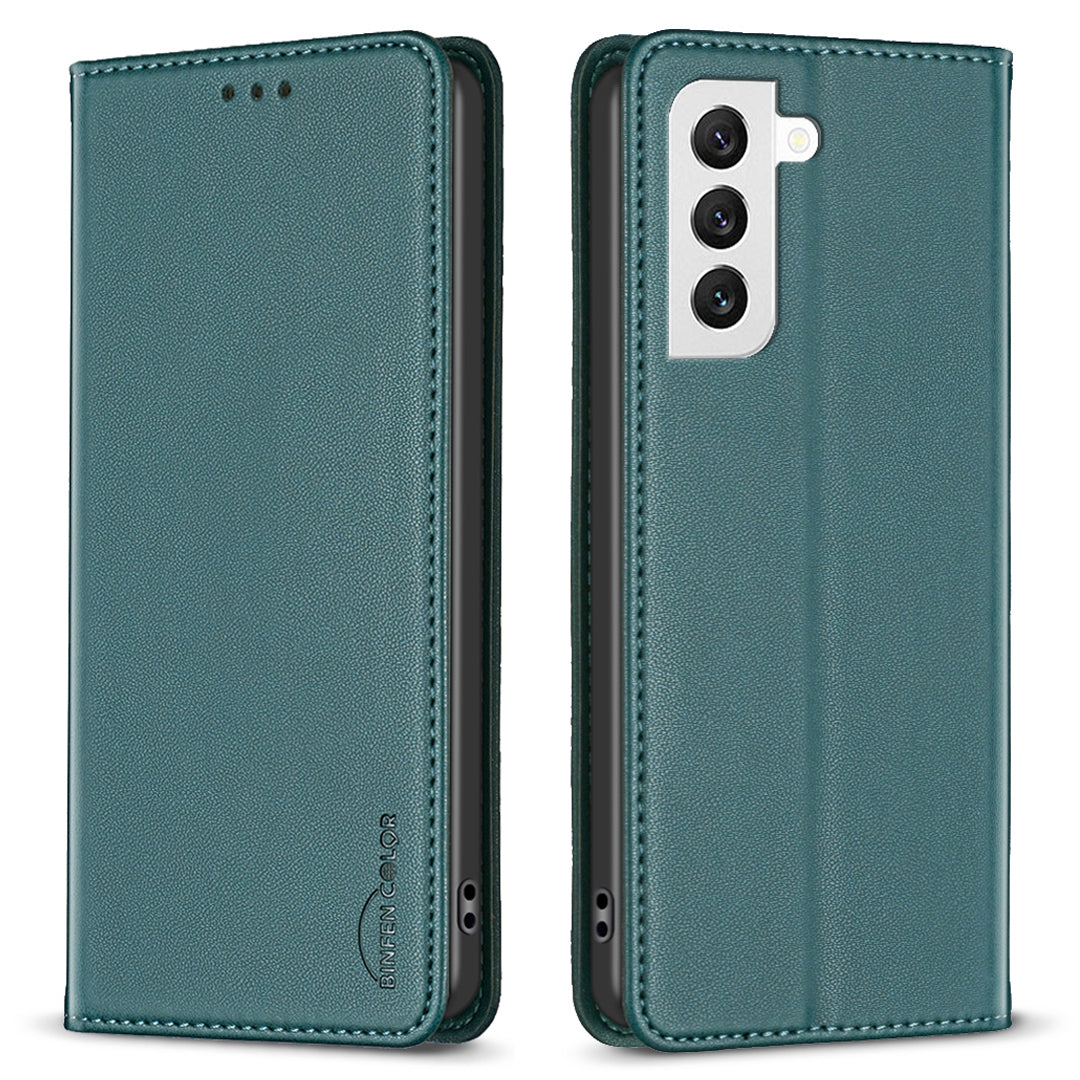 BINFEN COLOR BF18 Phone Case for Samsung Galaxy S21 FE 5G Card Holder PU Leather Stand Cover BINFEN COLOR BF18 Phone Case for Samsung Galaxy S21 FE 5G Card Holder PU Leather Stand Cover